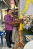 กกิาจกรรมซโครงการหล่อเทียนพรรษาและถวายผ้าอาบบน้ำฝน ประจำปี 2