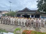 เทศบาลตำบลมะกอกเหนือ จัดกิจกรรมเคารพธงชาติไทย ในวันจันทร์ที่