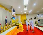 เข้าร่วมพิธีถวายเครื่องราชสักการะและวางพานพุ่ม และพิธีจุดเที